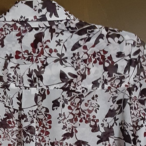 NEW YORK & COMPANY/L-S/CHIFFON BLOUSE/SMALL - Picture 5 of 11